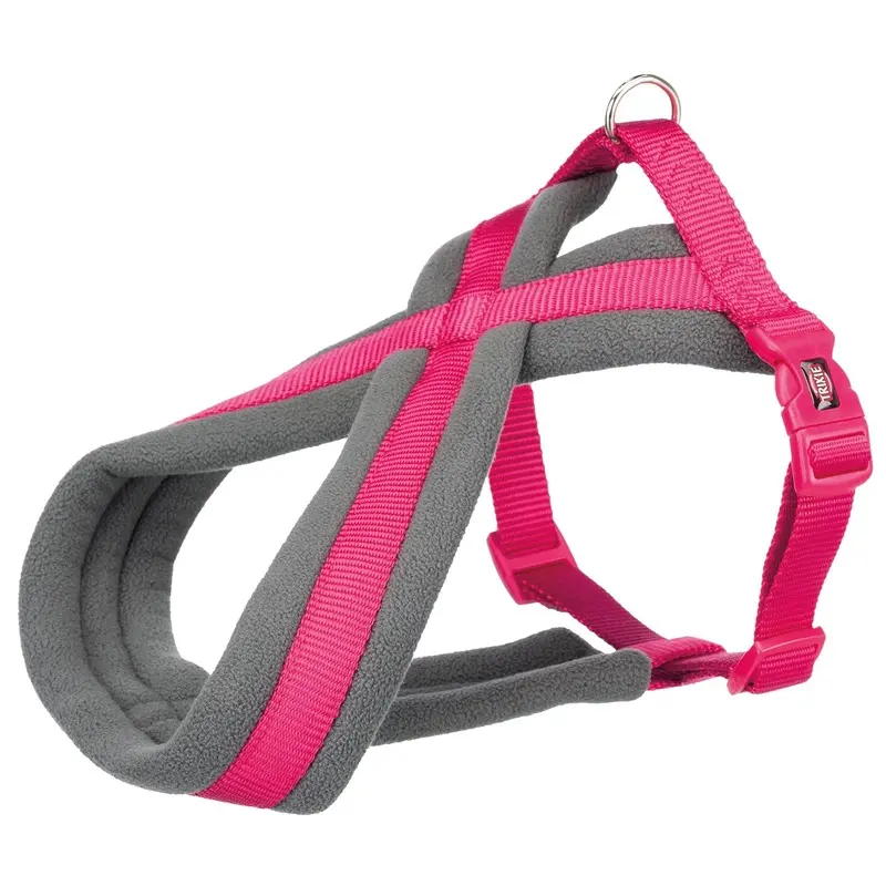 Trixie Premium touring harness, XS-S: 30-55 cm/15 mm, fuchsia