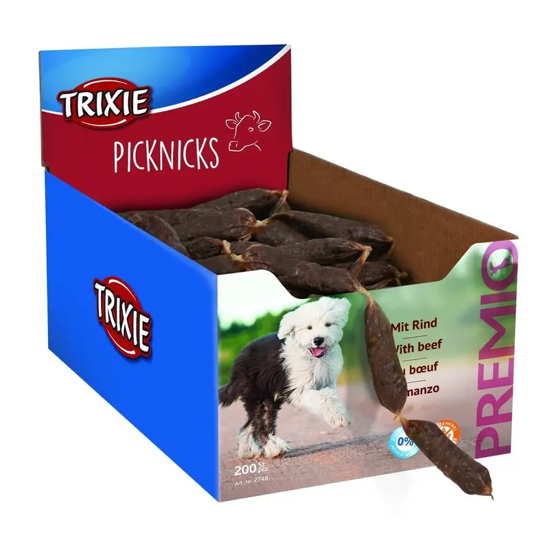 Trixie 200 PREMIO Picknicks, beef, 8 cm/pc., 8 g/pc.