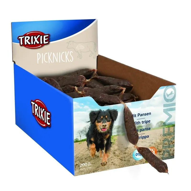 Trixie 200 PREMIO Picknicks, tripe, 8 cm/pc., 8 g/pc.