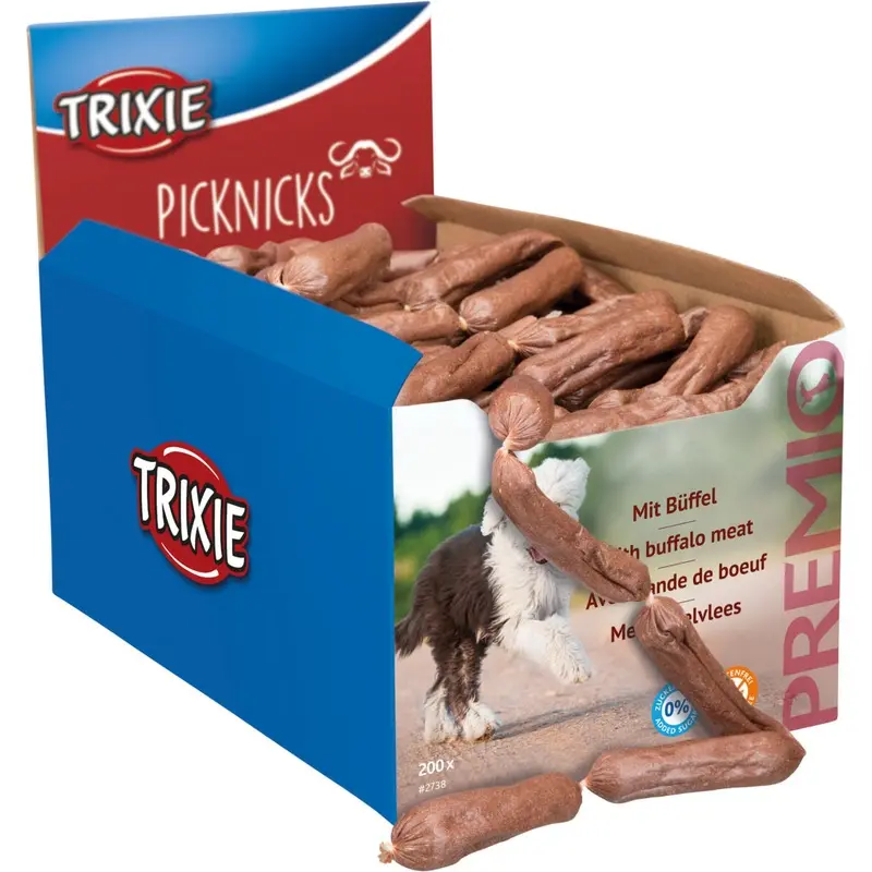 Trixie PREMIO Picknicks, sausage chain, buffalo, 8 cm, 8 g