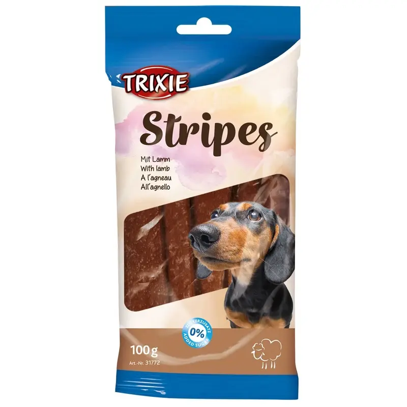 Trixie Stripes, lamb, 10 pcs./100 g