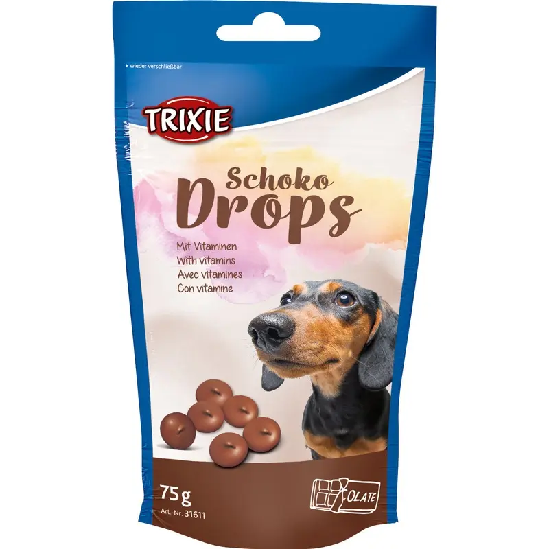 Trixie Chocolate Drops, 75 g