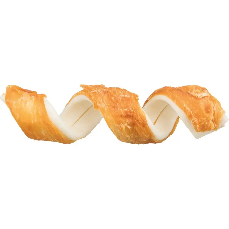 Trixie Denta Fun Chicken Chewing Curl, bulk, 15 cm, 35 g