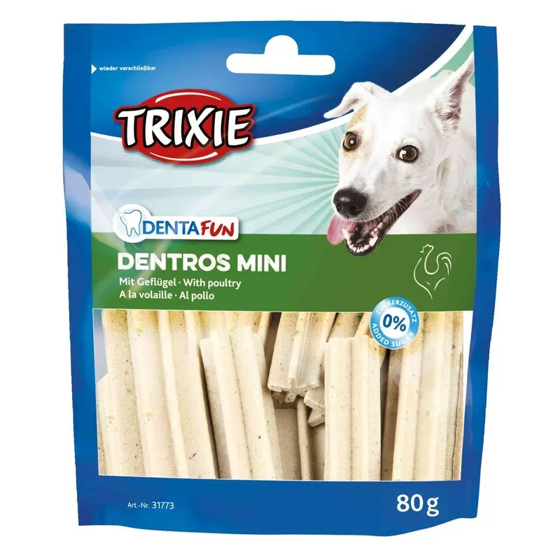 Trixie Denta Fun Dentros Mini with poultry, 80 g