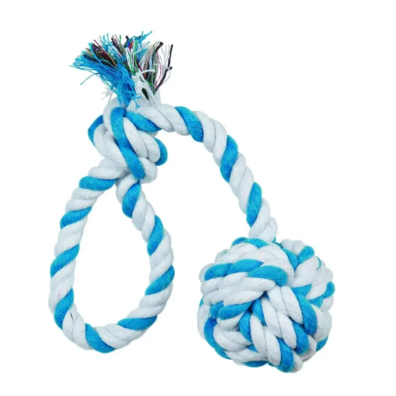 Trixie Playing rope with woven-in ball, diam. 5.5 cm/30 cm