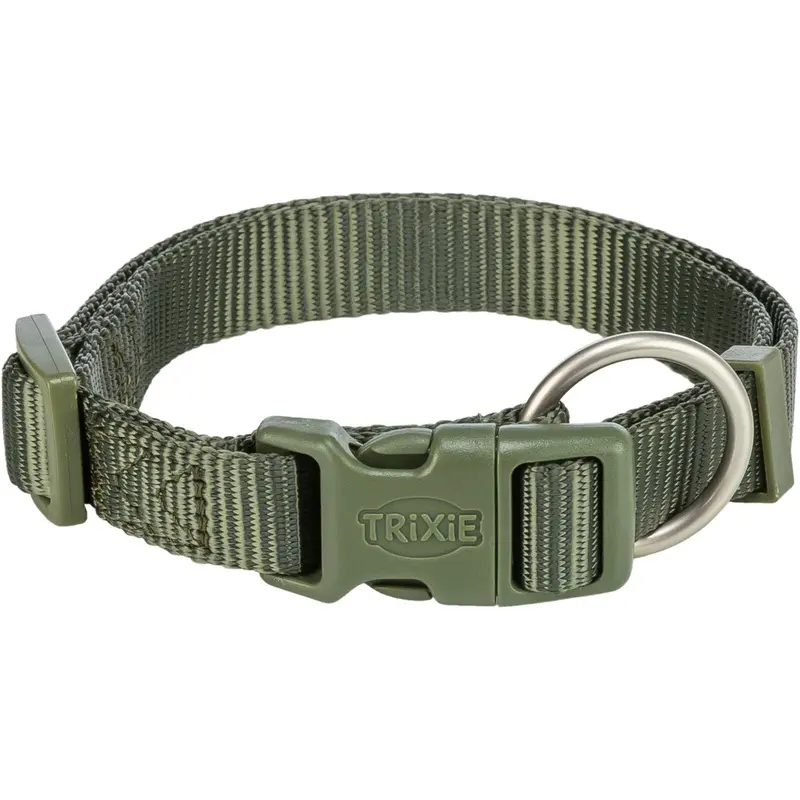Trixie Premium collar, XXSXS: 1525 cm/10 mm, olive green