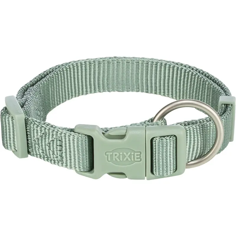Trixie Premium collar, XXSXS: 1525 cm/10 mm, sage