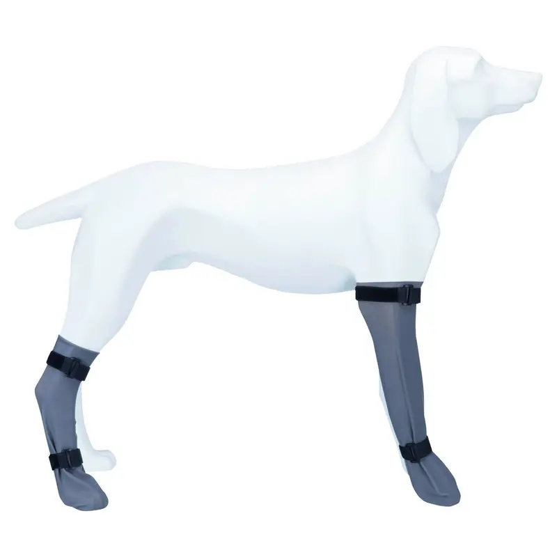 Trixie Protective Sock, silicone, L: 10cm/40cm, grey