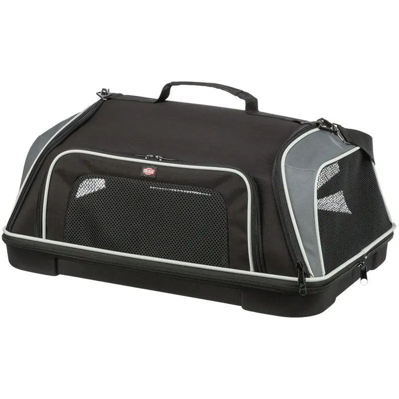 Trixie Boarding airline carrier, 55 x 23 x 40 cm, black/grey