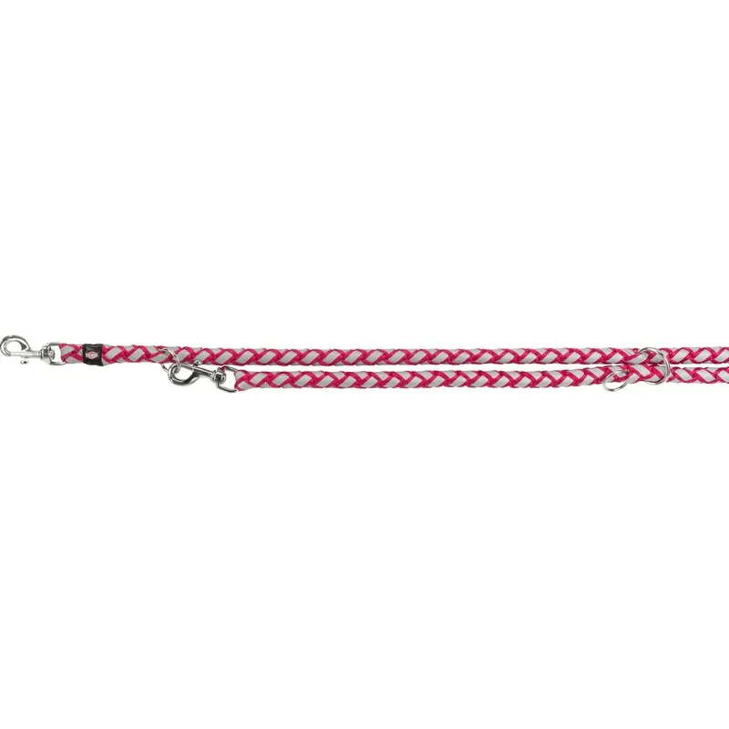 Trixie Cavo Reflect adjustable leash, S??M: 2.00 m/ 12 mm, fuchsia