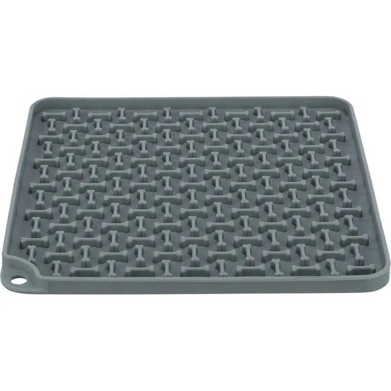 Trixie Lick'n'Snack mat, silicone, 20 x 20 cm, dark grey