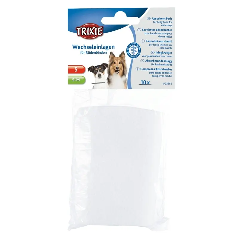 Trixie Absorbent pads for belly band for male dogs, XL, 10 pcs.