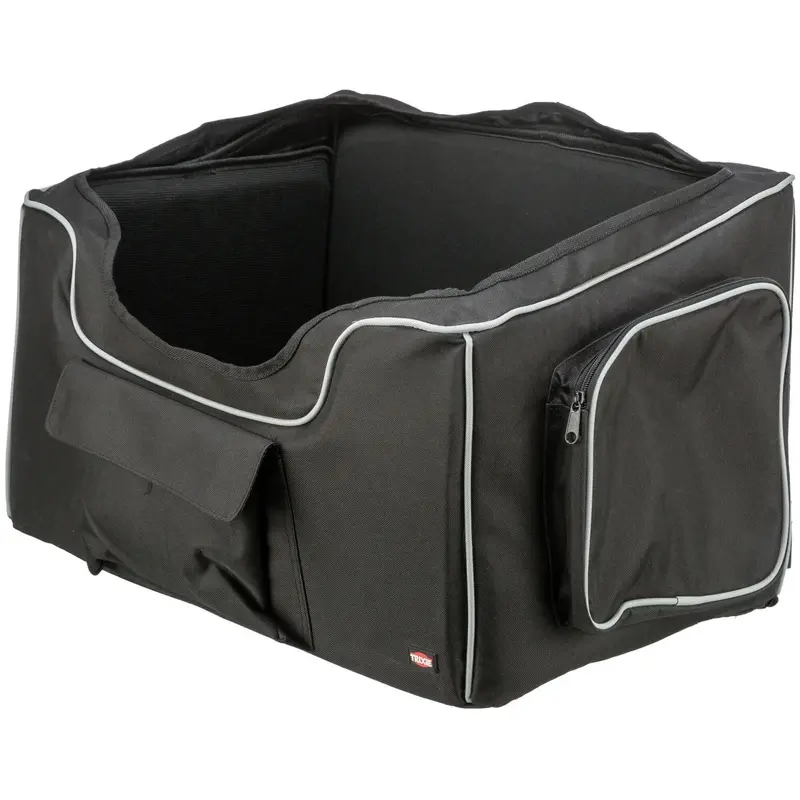 Trixie Car seat, 56 x 37 x 36 cm, black/grey