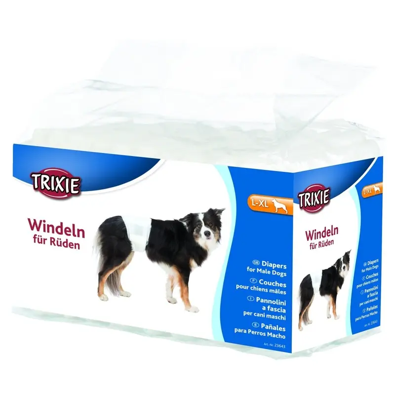 Trixie Diapers for male dogs, L-XL, 12 pcs.