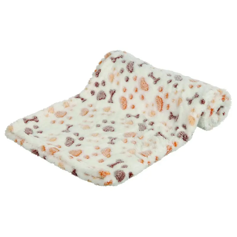 Trixie Lingo blanket, 100 x 75 cm, white/beige