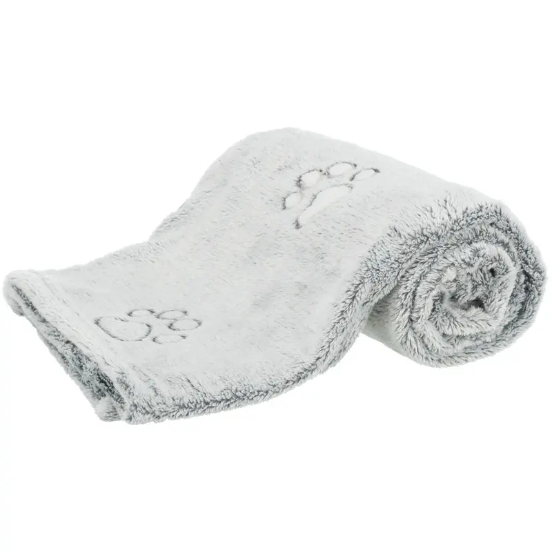 Trixie Nando blanket, soft fleece, 100 ? 70 cm, light grey