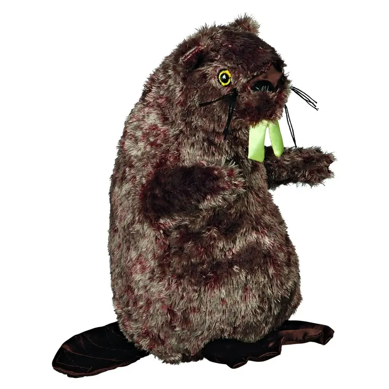 Trixie Beaver, original animal sound, plush, 27 cm