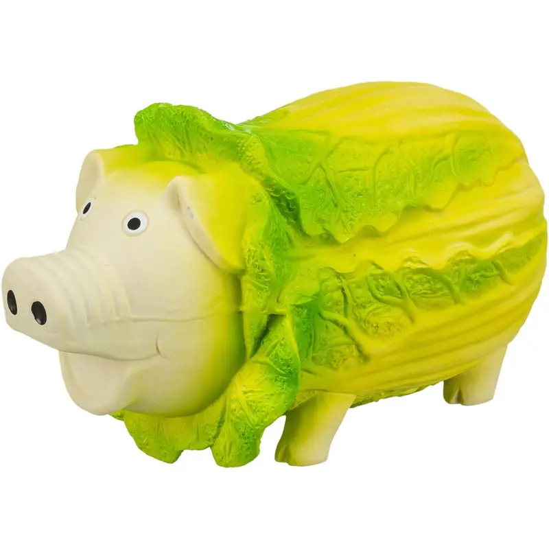 Trixie Cabbage pig, latex, 23 cm, light green