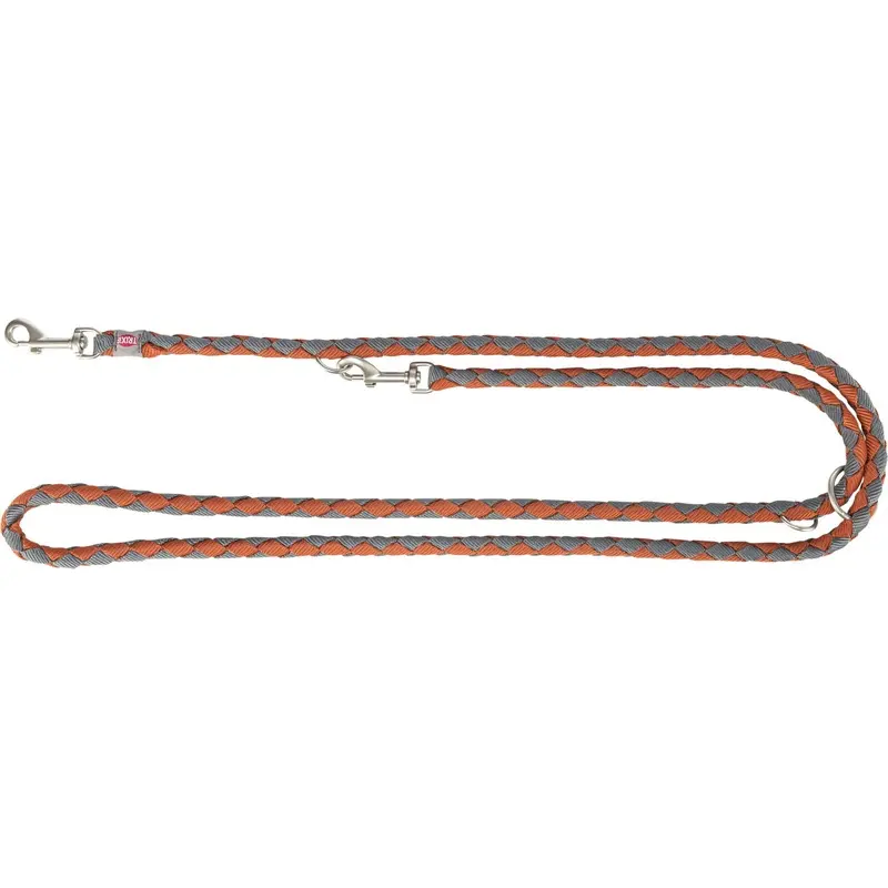 Trixie Cavo adjustable lead, SM: 2.00 m/diam 12 mm, rust/graphite