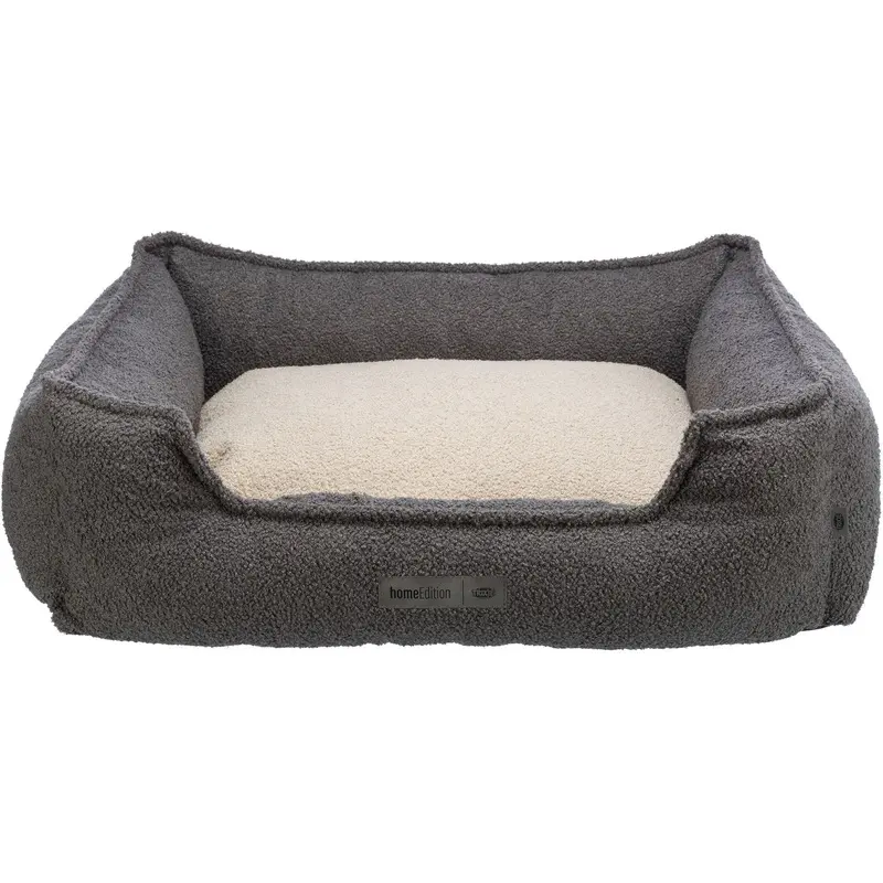 Trixie Be Eco Coline bed square, 80 X 65 cm, dark grey/beige