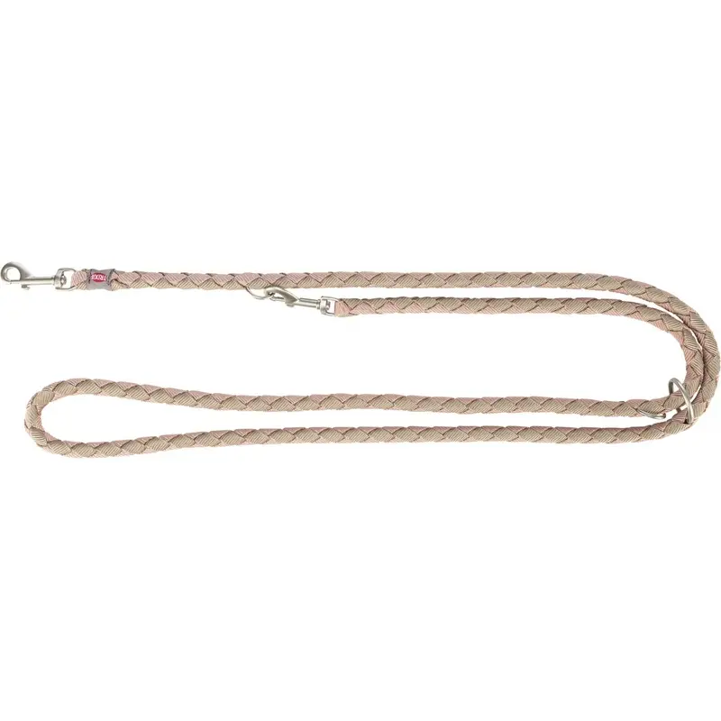 Trixie Cavo adjustable lead, SM: 2.00 m/diam 12 mm, blush/sand