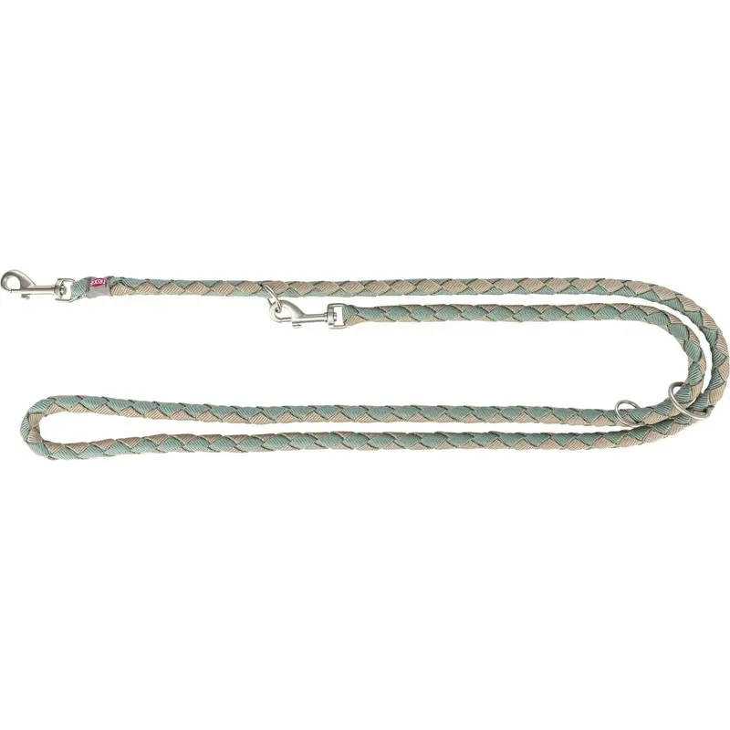 Trixie Cavo adjustable lead, SM: 2.00 m/diam 12 mm, sage/sand