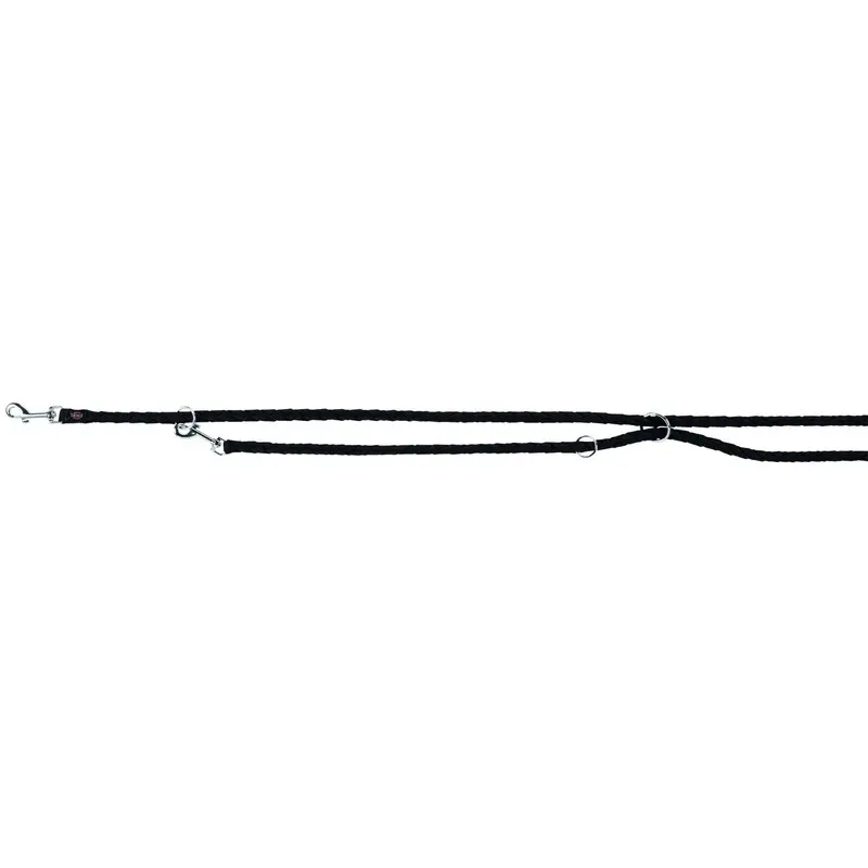 Trixie Cavo adjustable leash, S-M: 2.00 m/diam. 12 mm, black