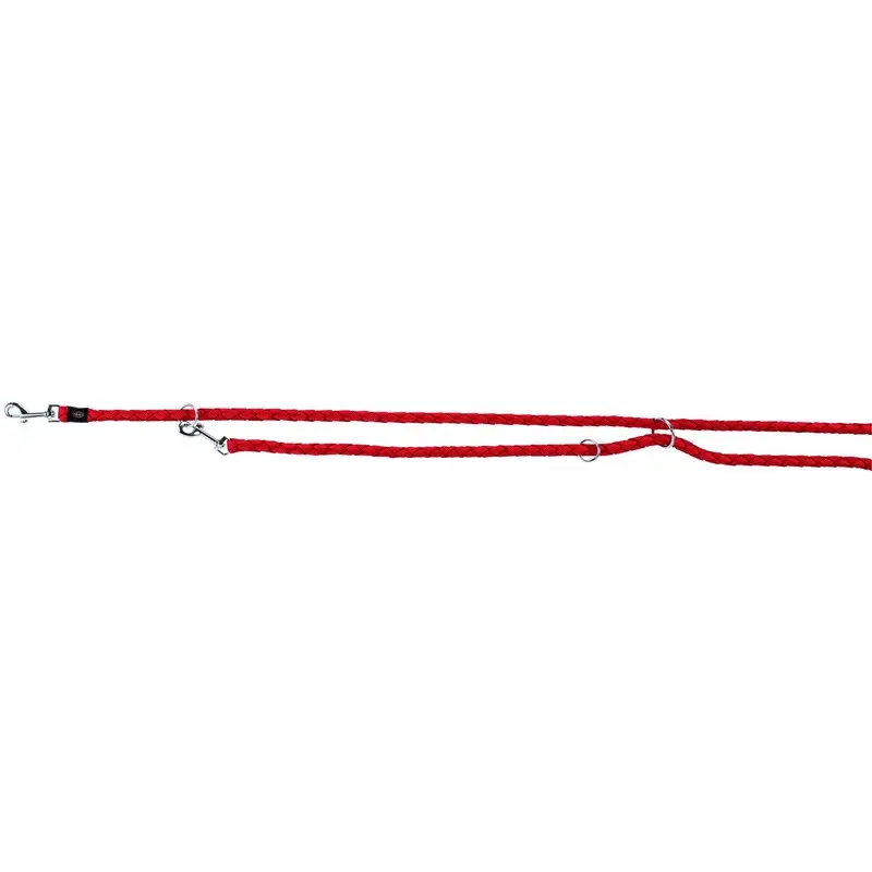 Trixie Cavo adjustable leash, S-M: 2.00 m/diam. 12 mm, red