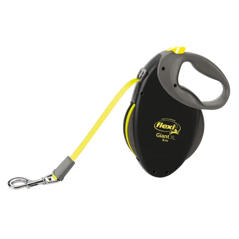 Trixie flexi GIANT PROFESSIONAL, tape lead, L: 10 m, black/neon yellow