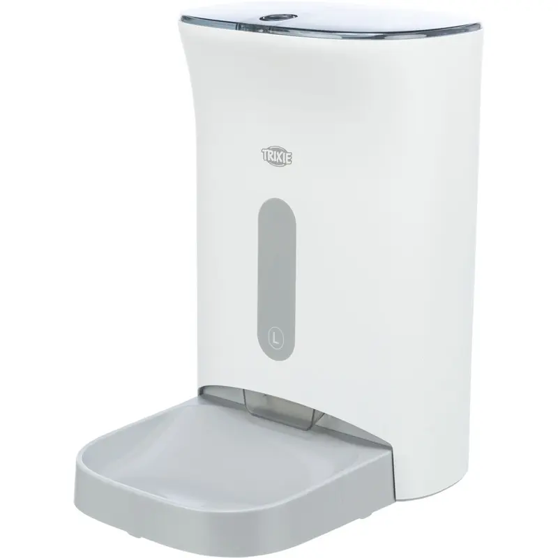 Trixie TX8 2.0 automatic food dispenser, 4.5 l/24 x 38 x 19 cm, white/grey