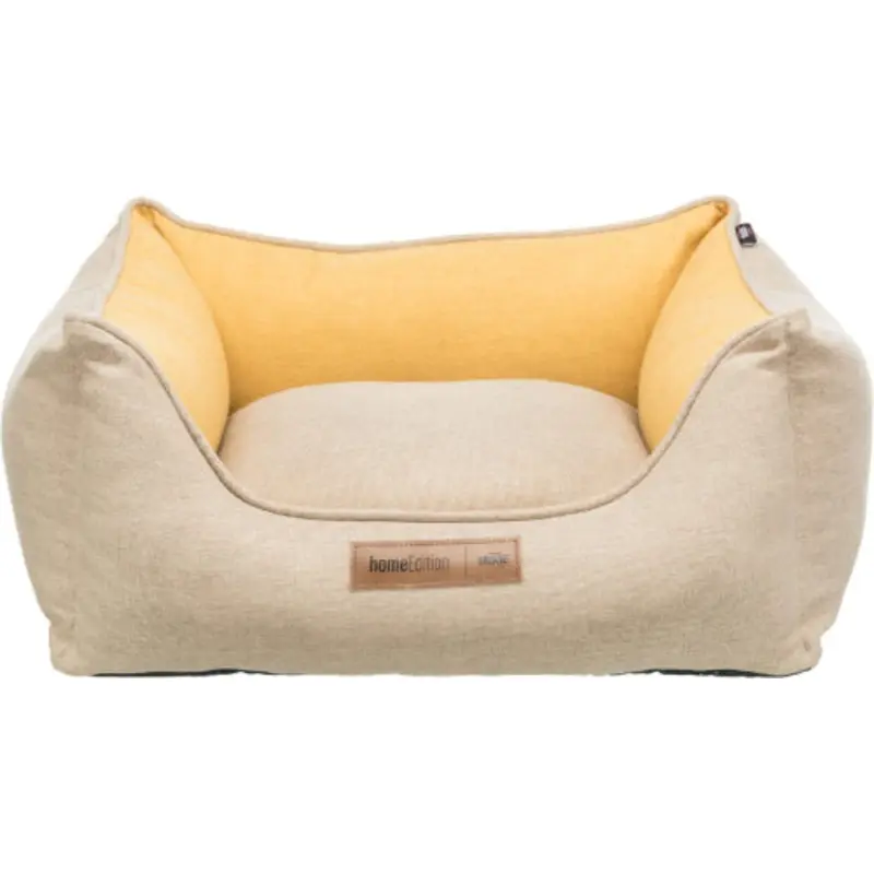 Trixie Lona bed, square, 80 x 60 cm, sand/yellow
