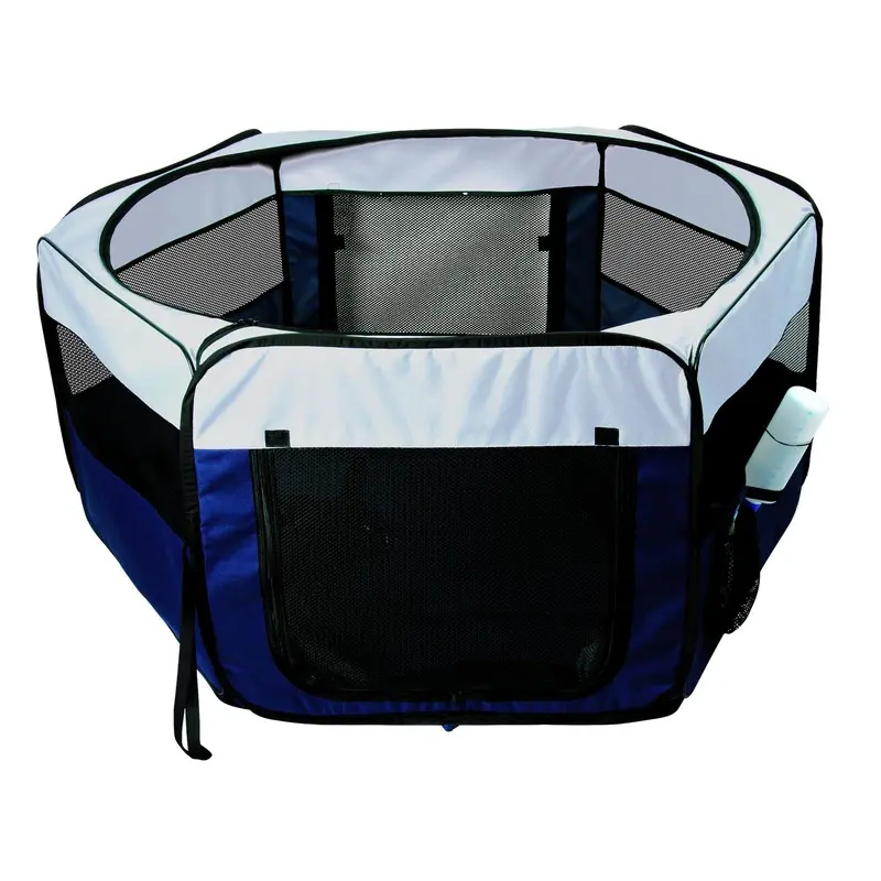 Trixie Outdoor run for rabbits/puppies, diam. 130 x 55 cm, blue/grey