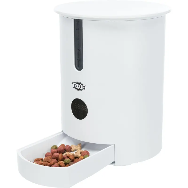 Trixie TX9 automatic food dispenser, 2.8 l/22 x 28 x 22 cm, white