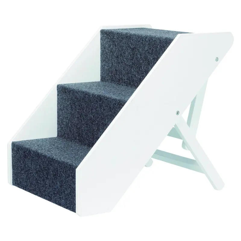 Trixie Pet Stairs, height-adjustable, 40 x 67 cm, white