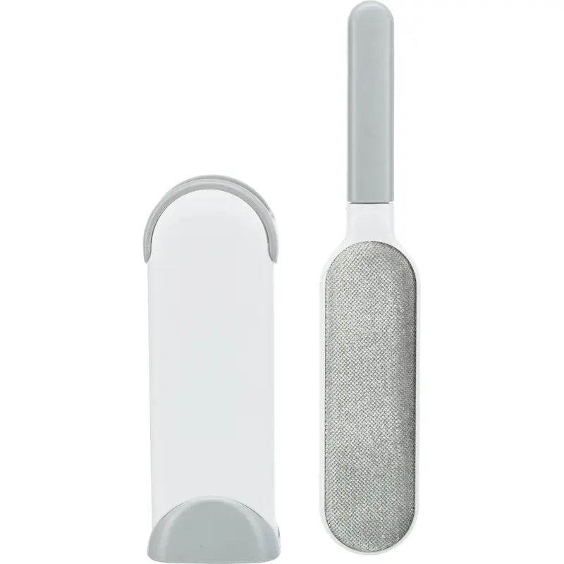 Trixie Lint brush with cleaning base, 33 cm, white/grey