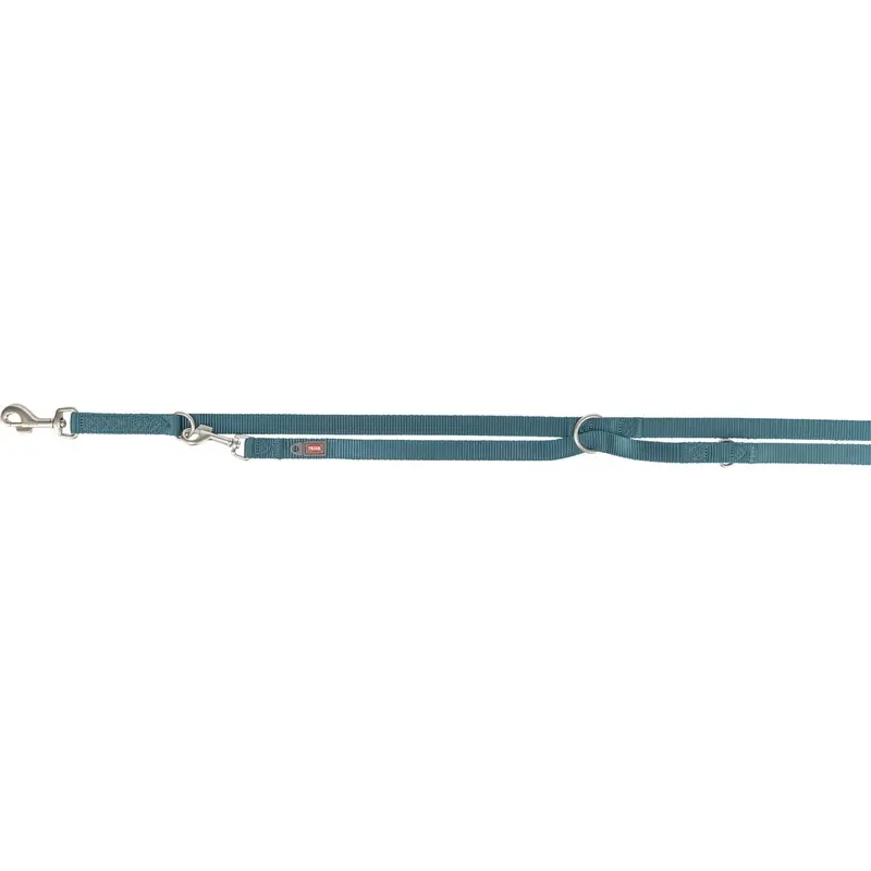 Trixie Premium adjustable lead, ML: 2.00 m/20 mm, petrol