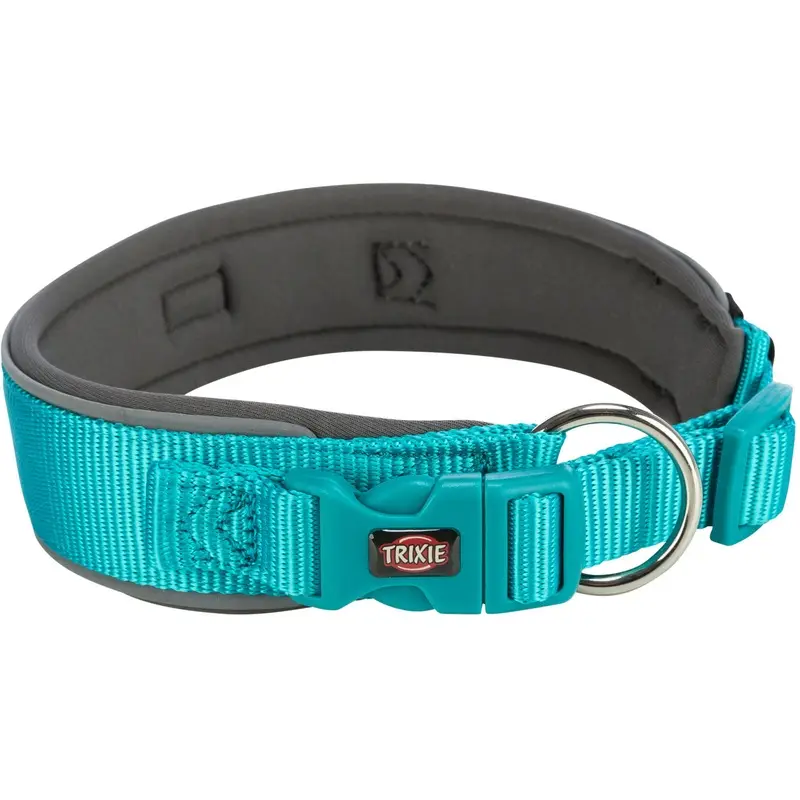 Trixie Premium collar, extra wide, XSS: 2735 cm/25 mm, ocean/graphite