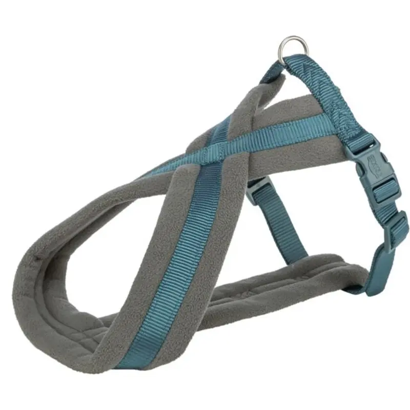 Trixie Premium touring harness, SM: 4070 cm/20 mm, petrol