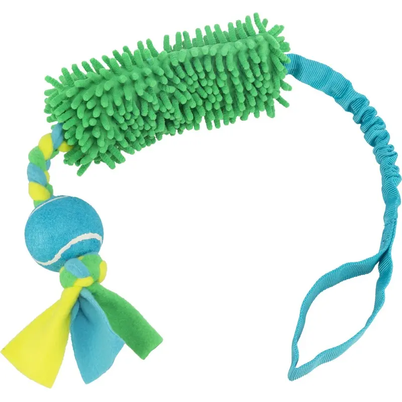 Trixie Bungee Tugger with tennisball, polyester, 85 cm