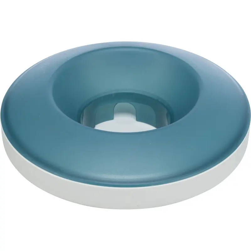 Trixie Rocking Bowl Slow Feeding plastic/TPR, 0.5 l/ 23 cm, grey/blue
