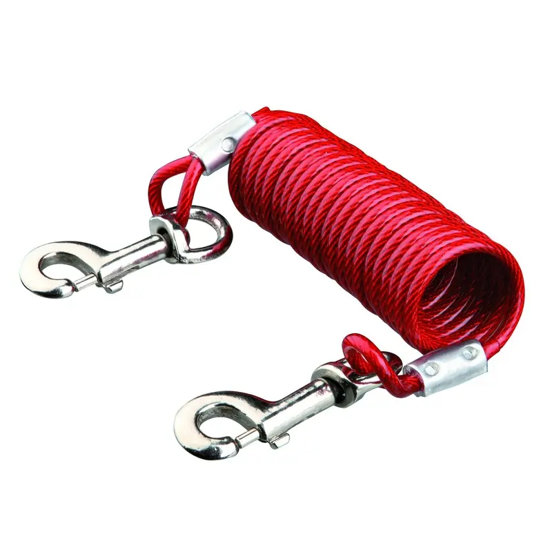 Trixie Tie out cable with coiled cable, 5 m