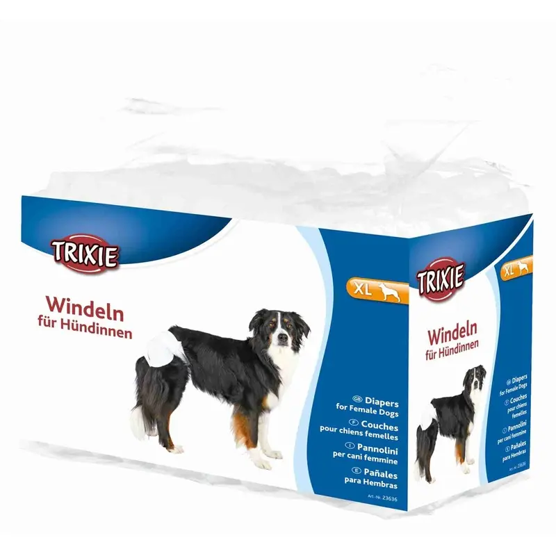 Trixie Diapers for female dogs, XL, 12 pcs.