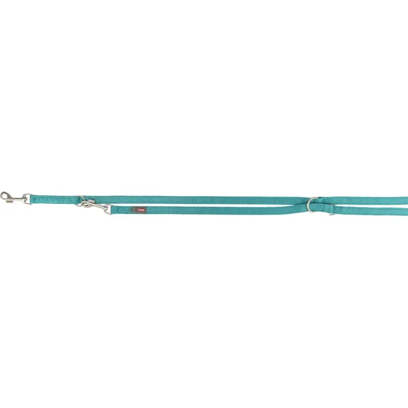 Trixie Premium adjustable lead, double-layered, XSS: 2.00 m/15 mm, aqua