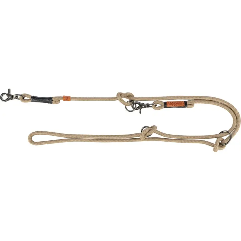 Trixie BE NORDIC adjustable lead, S??M: 2.00 m/ 8 mm, sand/black