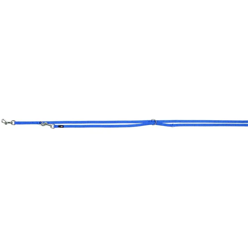 Trixie Premium adjustable leash, double, XS-S: 2.00 m/15 mm, royal blue