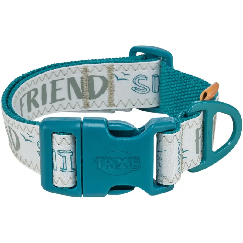 Trixie BE NORDIC collar, extra wide, ML: 4060 cm/38 mm, petrol