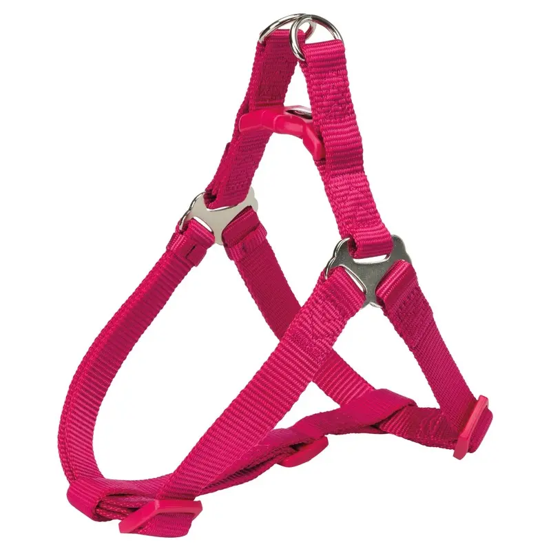 Trixie Premium One Touch harness, L: 65-80 cm/25 mm, fuchsia