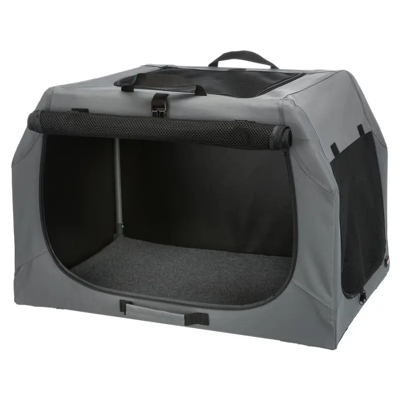 Trixie Easy Soft Kennel, S????M: 71 ??? 49 ??? 51 cm, grey