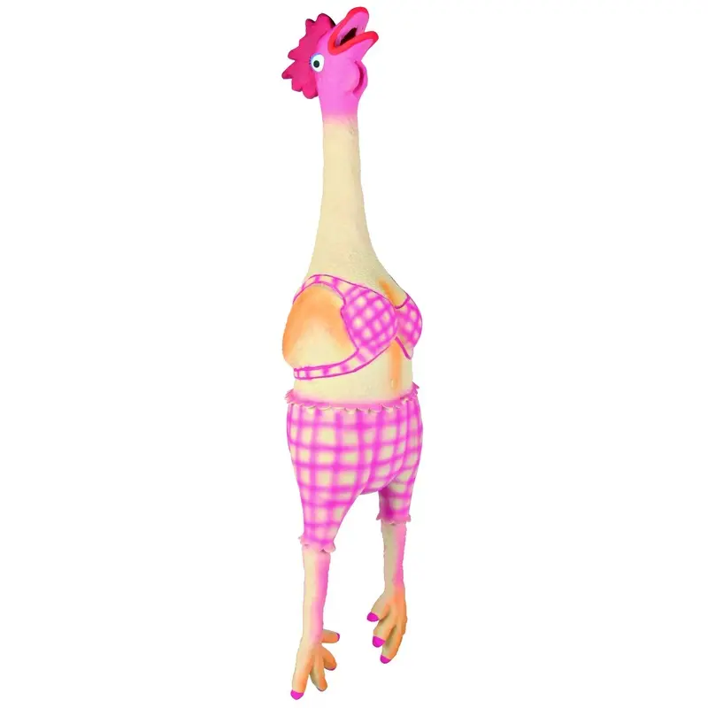 Trixie Hen, original animal sound, latex, 48 cm