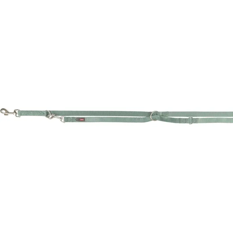 Trixie Premium adjustable lead, LXL: 2.00 m/25 mm, sage